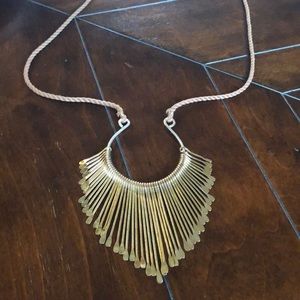 Anthropologie Gold Pendent necklace